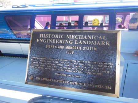 monorail plaque